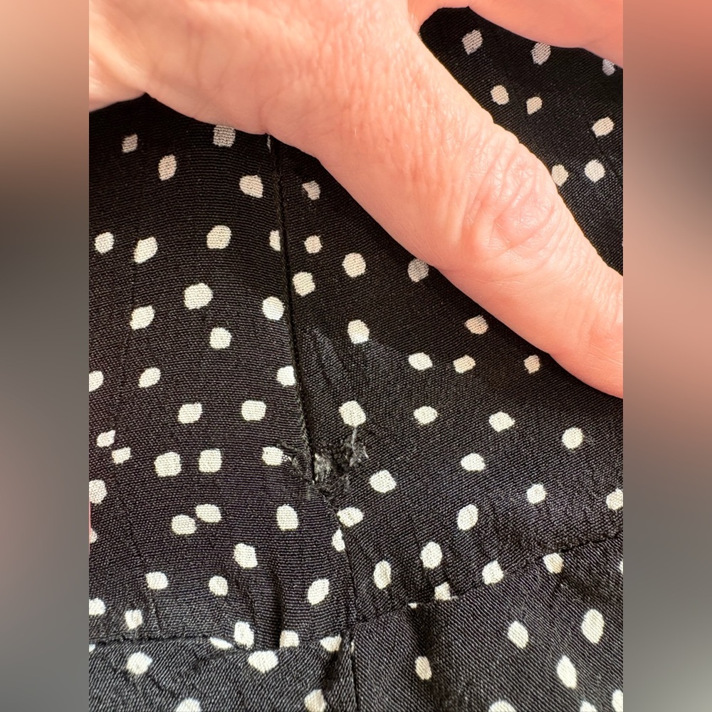 Zara Black Polka Dot Skort - Picture 8 of 9